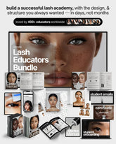 Complete Lash Educators Bundle | Full Eyelash Course Template System
