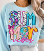 Summer Vibes Shirt PNG, Shirt Png Download, Floral Tee Shirt Sublimation, Retro Summer Shirt Png, Png For Tshirt, ,Beach Png Summer T-shirt