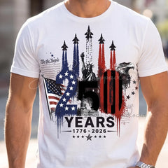 USA 250th Anniversary Shirtdesign Svg Png, Semiquincentennial 1776-2026 T-Shirt, Patriotic American Pride Tee, 4th of July 2026 PNG