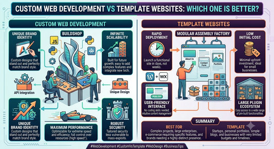 Custom Web Development vs Template Websites: Which One Is Better?