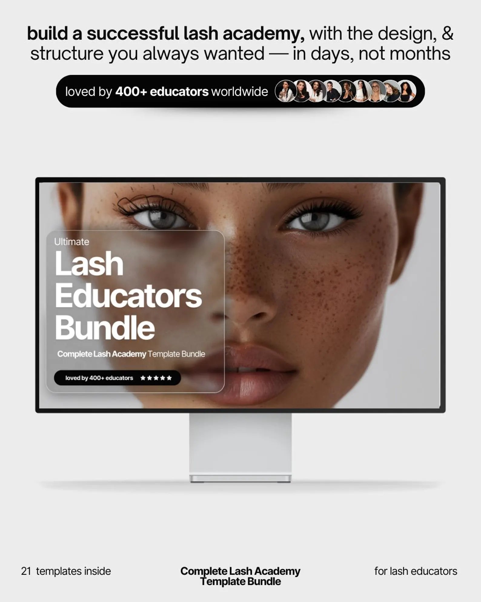 Complete Lash Educators  Bundle | Full Eyelash Course Template System