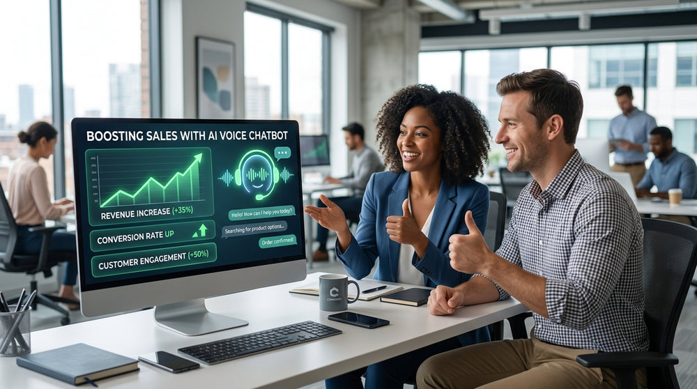 Boost Sales with AI Voice Chatbot for Your Business image 1