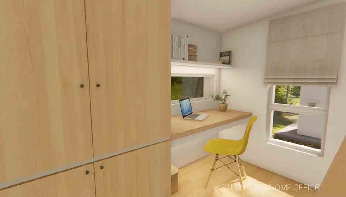10' x 17' Clover Tiny House DIY Build Plans - 301 Sq Ft 1 Bedroom with Porch - Full Blueprint
